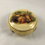Vintage Aynsley Orchard Gold - Lidded Jewelery Box - Lot 858E