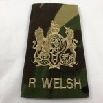 Military Cloth Badge - Warrant Officer Class 1 - (The Royal Welsh) - Lot 691C