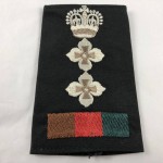 Military Cloth Badge - Colonel - RTR Royal Tank Regiment - Lot 696C