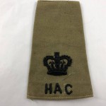 Military Cloth Badge - Major - H.A.C. Honourable Artillery Company - Lot 698C