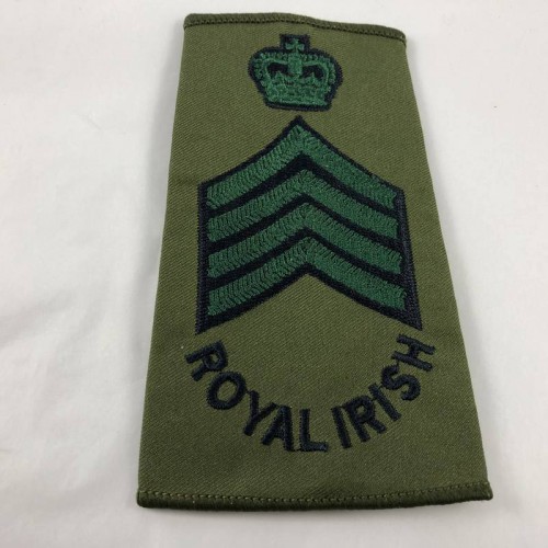 Military Cloth Badge - Drum Major - Royal Irish - Lot 699C