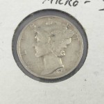 1945-S United States Silver Mercury Dime 10 Cents - Micro S - Lot 389C