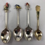 Group of Vintage Kiwi & Bird's Silverware Teaspoons - Lot 809C